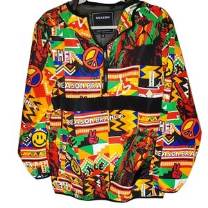 Reason Multicolor Windbreaker Jacket